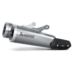 Akrapovic Yamaha VMAX 09-16 Slip-On Line runde lyddmpere i titanium (EC godkendt)