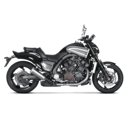Akrapovic Yamaha VMAX 09-16 Slip-On Line runde lyddmpere i titanium (EC godkendt)