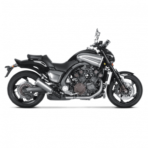 Akrapovic Yamaha VMAX 09-16 Slip-On Line runde lyddmpere i titanium (EC godkendt)