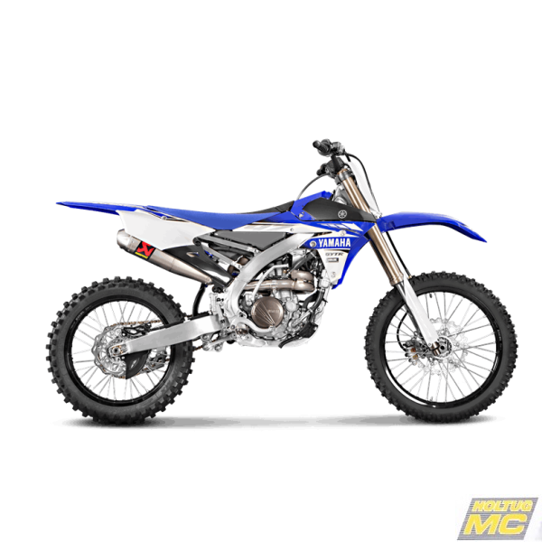 Akrapovic Yamaha YZ250F 14-18 Evolution Line 1/1 hexagonal lyddmper i titanium