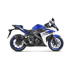 Akrapovic Yamaha YZF-R3 15-16 Slip-On Line hexagonal lyddmper i carbon (ECE godkendt)