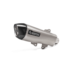 Akrapovic Yamaha X-Max 400 18-20 Slip-On Line med hexagonal lyddmper i rustfri (ECE godkendt)