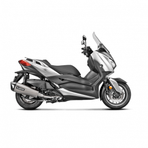 Akrapovic Yamaha X-Max 400 18-20 Slip-On Line med hexagonal lyddmper i rustfri (ECE godkendt)