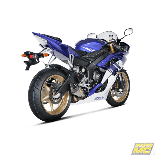 Akrapovic Yamaha YZF-R6 10-> Slip-on Line hexagonal lyddmper i titanium
