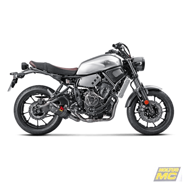 Akrapovic Yamaha XSR700 16-> Racing Line 2/1 hexagonal lyddmper i carbon