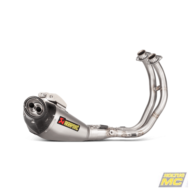 Akrapovic Yamaha XSR700 16-20 Racing Line 2/1 hexagonal lyddmper i titanium (ECE godkendt)