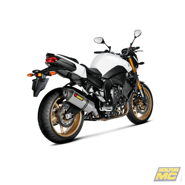 Akrapovic Yamaha FZ8/FZ8 Fazer 10-16 Slip-On Line hexagonal lyddmper i titanium (EC godkendt)
