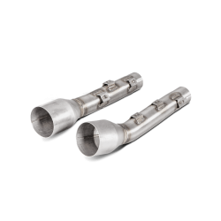 Akrapovic Yamaha XV950/R/Racer 17-20 Slip-On Line rund lyddmper i rustfri/sort (ECE godkendt)