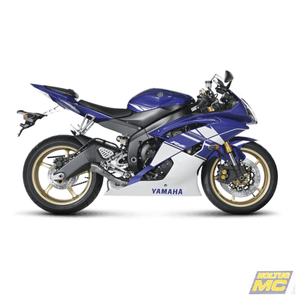 Akrapovic Yamaha YZF-R6 06-> Slip-On Line megaphone lyddmper i titanium