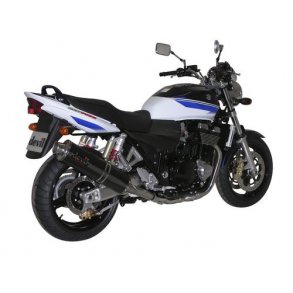 Devil Suzuki GSX1400 01-04, slip-on med Magnum ovale lyddmpere i carbon