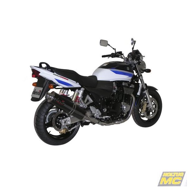 Devil Suzuki GSX1400 01-04, slip-on med Magnum ovale lyddmpere i carbon