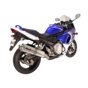 Devil Suzuki GSX650F 08-14, slip-on med Magnum oval lyddmper i rustfri