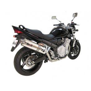 Devil Suzuki GSF650 07-14, slip-on high position med Magnum oval lyddmper i rustfri