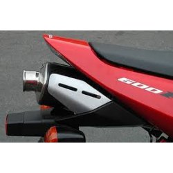 Micron Honda CBR600RR 2003-04, slip-on med oval lyddmper i carbon