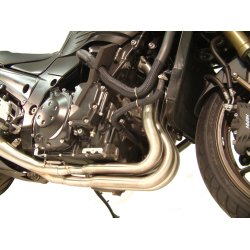 Micron Kawasaki ZZR1400 06-11, 4/2/1 system med oval lyddmper i titanium