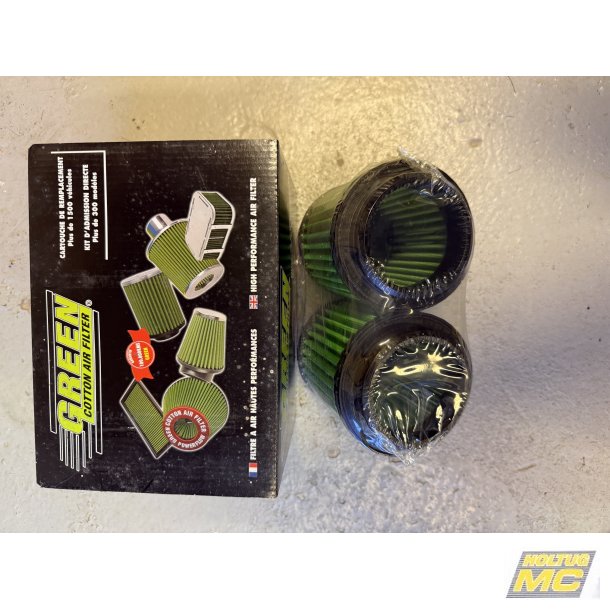 Green luftfilter Honda VTR1000 SP1/SP2 00-05 (indeholder 2 luftfiltere)