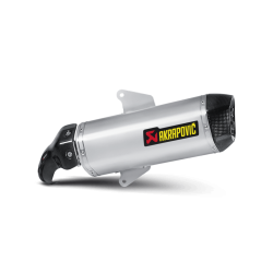 Akrapovic Aprilia SRV 850 12-16 Slip-On Line med hexagonal lyddmper i rustfri (EC godkendt)