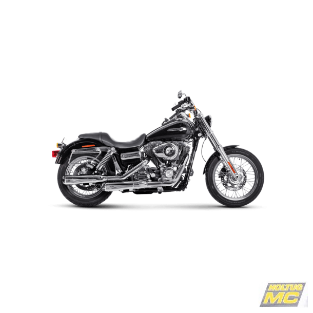 Akrapovic Harley-Davidson Dyna FXDB Street Bob 2006-14 Slip-On Line (Chrome)