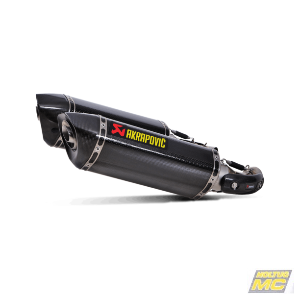 Akrapovic Ducati Monster 796/795 10-14 Slip-On Line med hexagonale lydmpere i carbon (EC godkendt)