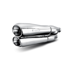 Akrapovic Harley-Davidson Dyna FXDF Fat Bob 2008-14 Slip-On Line (Chrome)
