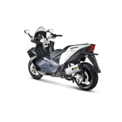 Akrapovic Aprilia SRV 850 12-16 Slip-On Line med hexagonal lyddmper i rustfri (EC godkendt)