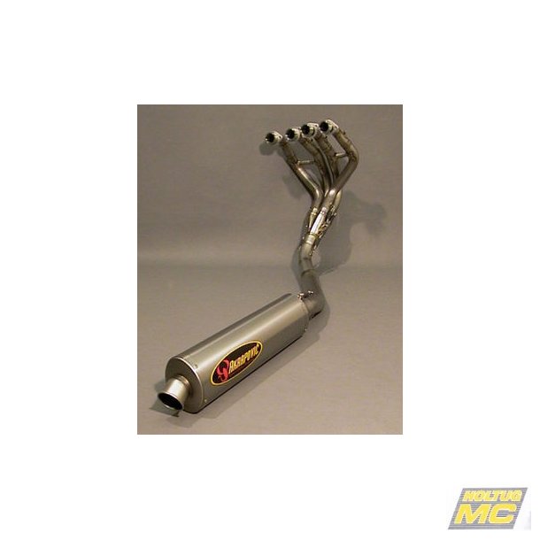 Akrapovic Suzuki GSX-R600 01-03 Evolution Line 4/2/1 oval lyddæmper i titanium