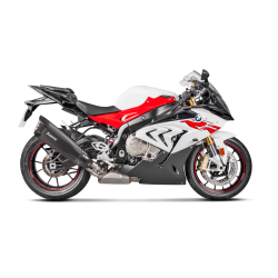 Akrapovic BMW S1000RR 17-18 Slip-On Line hexagonal lyddmper i titanium/sort (ECE godkendt)