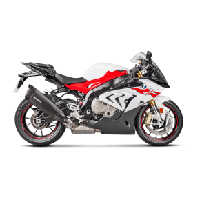 Akrapovic BMW S1000RR 17-18 Slip-On Line hexagonal lyddmper i titanium/sort (ECE godkendt)