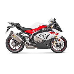 Akrapovic BMW S1000RR 17-18 Slip-On Line hexagonal lyddmper i titanium (ECE godkendt)
