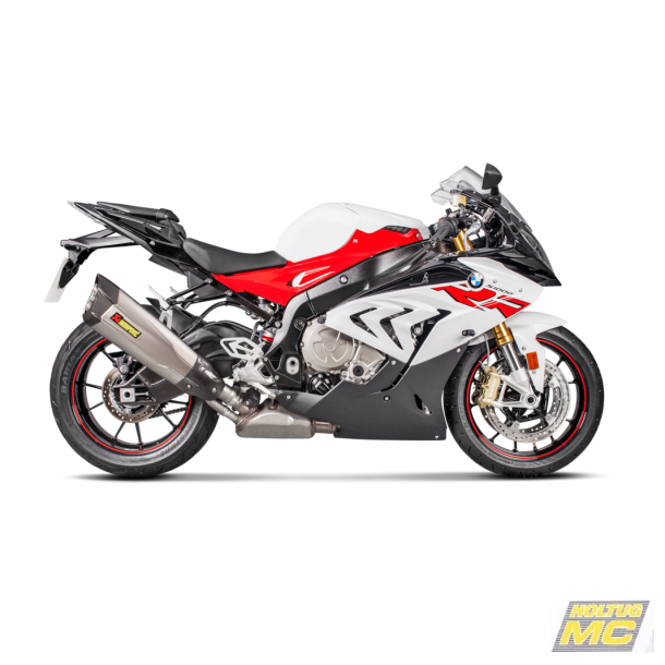 Akrapovic BMW S1000RR 17-18 Slip-On Line hexagonal lyddmper i titanium (ECE godkendt)