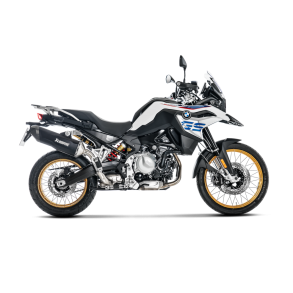 Akrapovic BMW F800GS 24-> Slip-On Line hexagonal lyddmper i titanium/sort (ECE godkendt)