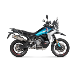 Akrapovic CFMOTO 800MT-X 25-> Slip-on Line hexagonal lyddmper i titanium