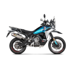Akrapovic CFMOTO 800MT-X 25-> Slip-on Line hexagonal lyddmper i titanium