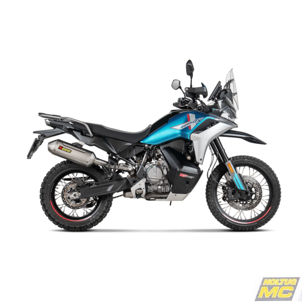 Akrapovic CFMOTO 800MT-X 25-> Slip-on Line hexagonal lyddmper i titanium