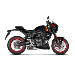 Akrapovic Suzuki GSX-8T / 8TT 25-> Racing Line 2/1, underliggende lyddmper i rustfri (ECE-godkendt)