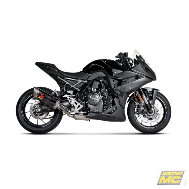 Akrapovic Suzuki GSX-8R 25-> Racing Line 2/1 med hexagonal  lyddmper i carbon