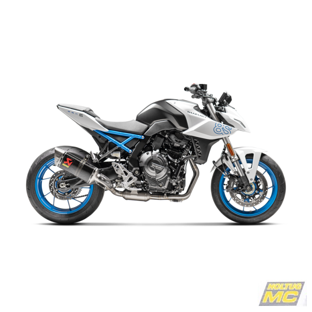 Akrapovic Suzuki GSX-8S 25-> Racing Line 2/1 med hexagonal  lyddmper i carbon