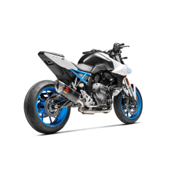 Akrapovic Suzuki GSX-8S 25-> Racing Line 2/1 med hexagonal  lyddmper i carbon