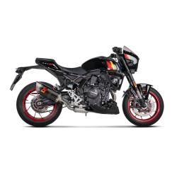 Akrapovic Suzuki GSX-8T / 8TT 25-> Racing Line 2/1 med hexagonal  lyddmper i carbon