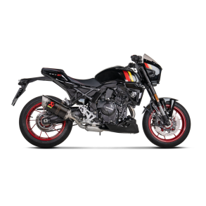 Akrapovic Suzuki GSX-8T / 8TT 25-> Racing Line 2/1 med hexagonal  lyddmper i carbon