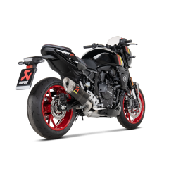 Akrapovic Suzuki GSX-8T / 8TT 25-> Racing Line 2/1 med hexagonal  lyddmper i carbon