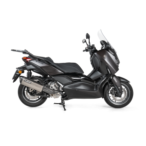 Akrapovic Yamaha X-MAX 300 25-> Slip-on Line oval lyddmper i rustfri/carbon (ECE godkendt)