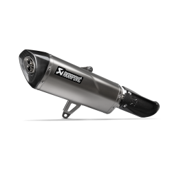 Akrapovic Yamaha X-MAX 300 25-> Slip-on Line oval lyddmper i rustfri/carbon (ECE godkendt)