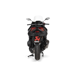Akrapovic Yamaha X-MAX 300 25-> Slip-on Line oval lyddmper i rustfri/carbon (ECE godkendt)