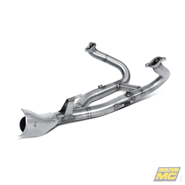 Akrapovic BMW R1200GS Adventure 14-18 forr�r 2/1 i titanium i kombination med slip-on system