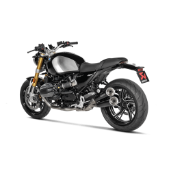 Akrapovic BMW R12 NineT 24-> forrr i rustfri til brug med slip-on system 