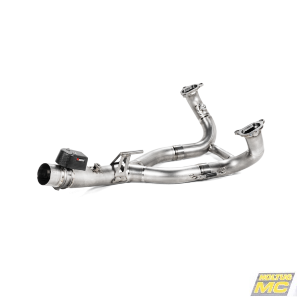 Akrapovic BMW R1250R 19-> forr�r 2/1 i titanium til brug i kombination med slip-on system