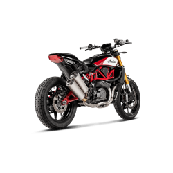 Akrapovic Indian FTR1200/S 19-20 2/1 forrr i titanium - til brug med slip-on system