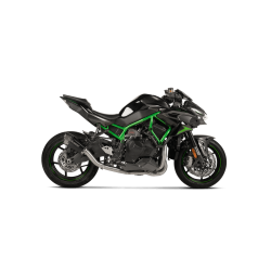 Akrapovic Kawasaki Z H2 24-> forrr i rustfri til brug med slip-on systemer