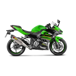 Akrapovic Kawasaki Ninja 400 18-20 forr�r i rustfri til brug i kombination med Slip-on Line systemer